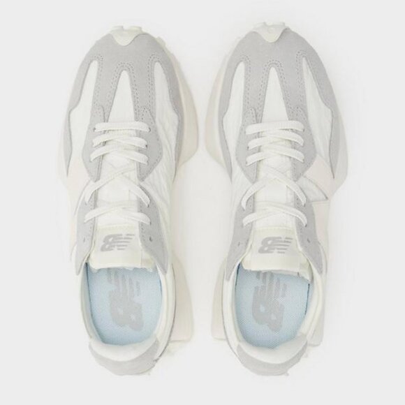 New Balance 327 Womens Rain Cloud / Sea Salt Trainers  New Balance 327 Casual Women\'s Sneakers Shoes White Sea Salt Raincloud size 6